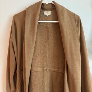 Wilfred Beige Open Front Sweater XS